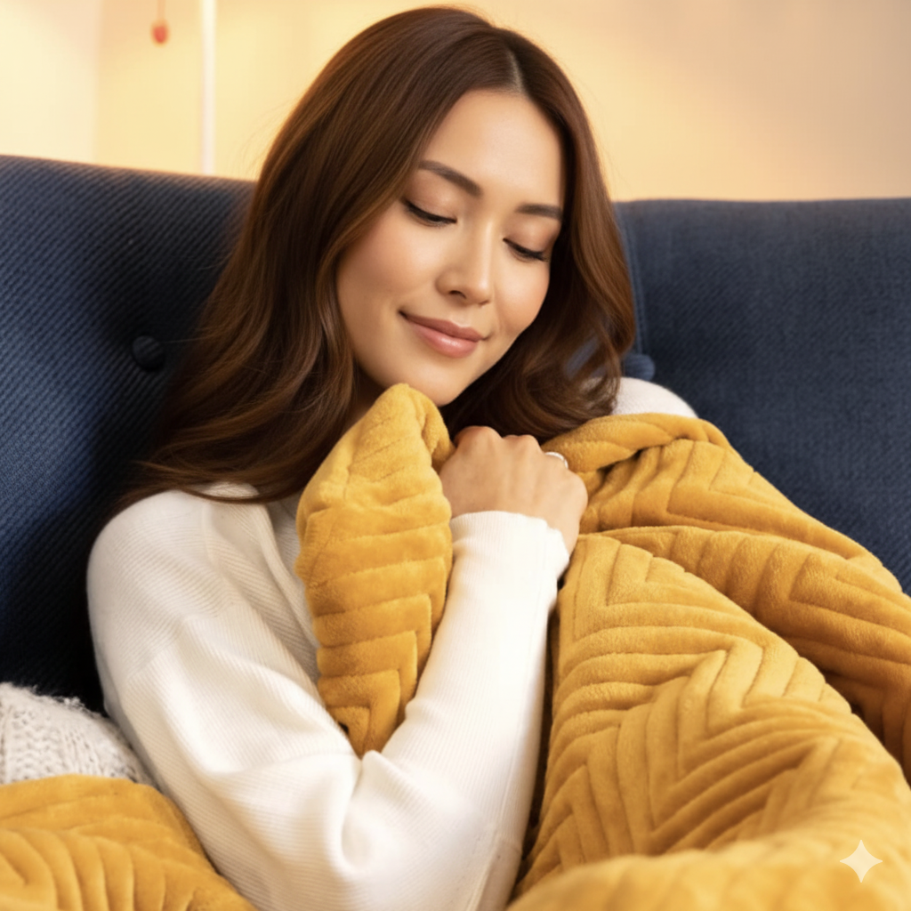 Velvet Cosy Warming Throw - The Cosy Feels